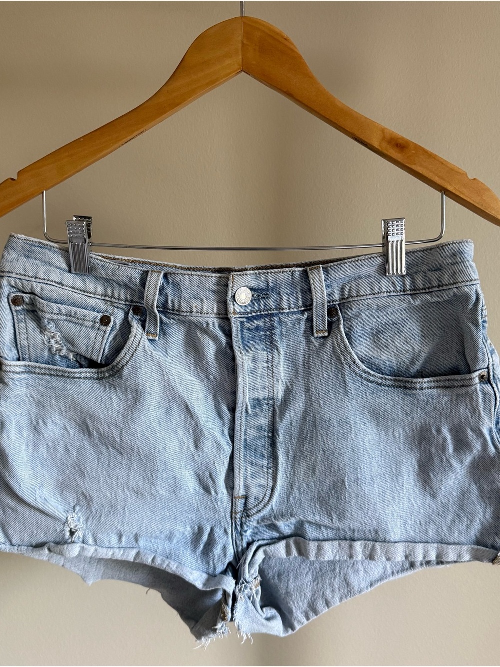 Levi’s 511 Light Blue Denim Cutoff Women's Shorts